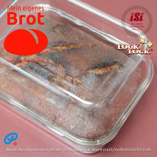 2 Lock &Amp; Lock-Schalen = 1 Brot-Back-Form (2Er-Set) – Bild 5