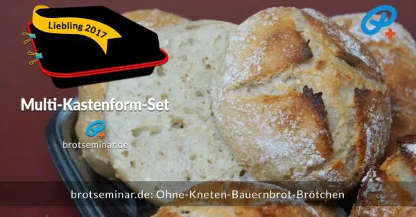 Brotseminar.de: Diese Ohne-Kneten-Bauernbrot-Brötchen Wurden Im Multi-Kastenform-Set 2017 Brötchenoptimal Gebacken. Leicht Ausgekühlt + Aufgeschnitten + Vernasch-Fertig.