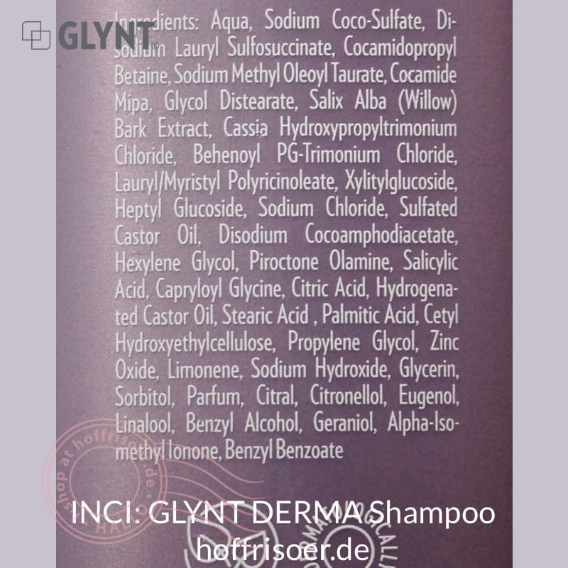 Inci Glynt Derma Shampoo Hoffrisoer