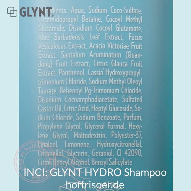 Inci Glynt Hydro Shampoo Hoffrisoer